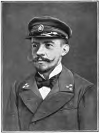 Georges Lecointe, de latere directeur van de Koninklijke Sterrenwacht, vervoegde het team in juni 1897. Bron: De Gerlache, Quinze mois en Antarctique, 43.